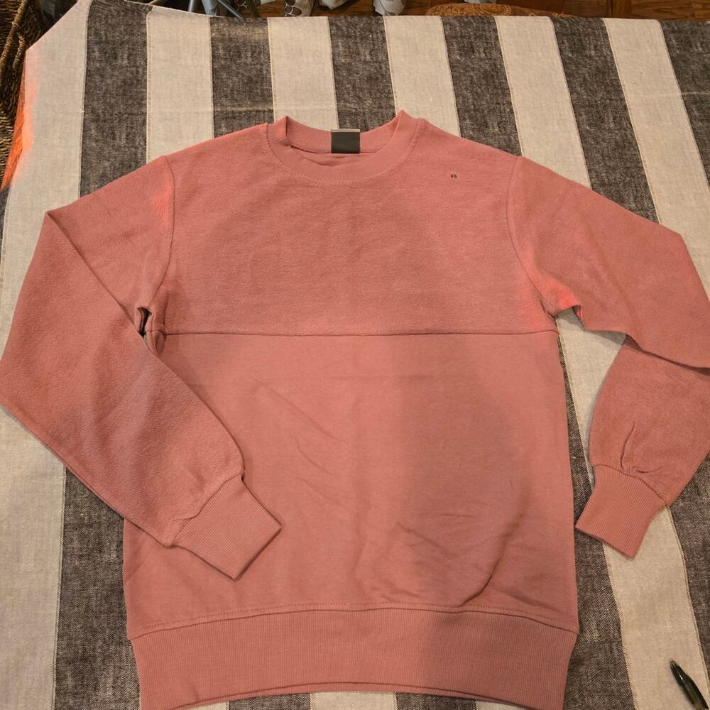 MV Sport Men's Dusty Rose Crewneck Sweater Size XS NWT